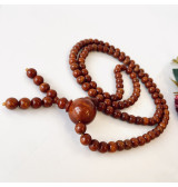 Natural Amber Prayer Beads 8 mm Old Brown Color Handmade in Poland