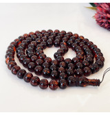 Natural Baltic Amber Islamic Prayer Beads, Cognac Tasbeeh