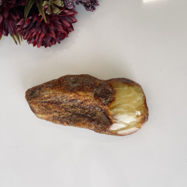 Raw Baltic Amber Stone, Natural Untreated Solid Poland Amber Lump 125 grams