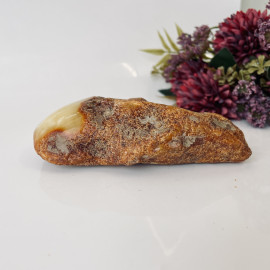 Raw Baltic Amber Stone, Natural Untreated Solid Poland Amber Lump 125 grams