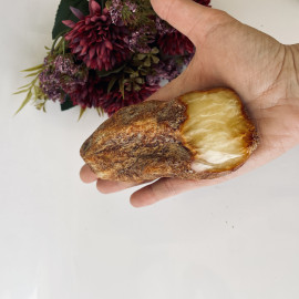 Raw Baltic Amber Stone, Natural Untreated Solid Poland Amber Lump 125 grams