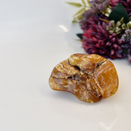 Raw Baltic Amber Stone from Poland with unique natural structure