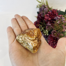 Raw Baltic Amber Stone from Poland with unique natural structure