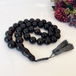Natural Baltic Amber Misbaha, Cherry Amber...