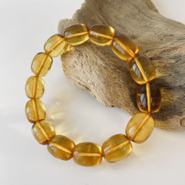 Genuine Baltic Yellow Baltic Amber bracelet beads 16mm