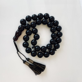 Cherry Amber Tasbih, Elegant Baltic Amber Beads