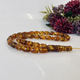Natural Baltic Amber Islamic Prayer Beads,...