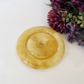 NEW Bangle Bracelet, Natural Solid Amber Cuff Bracelet, Yellow Baltic Amber