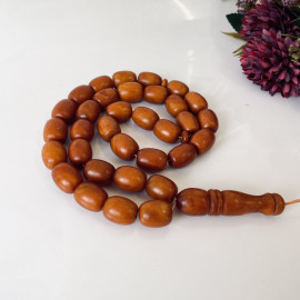 copy of عنبر البلطيق العتيق، مسبحة إسلامية 33 خرزة، مصباحة عنبر البلطيق الطبيعي