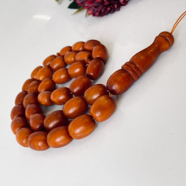 Old German Amber Islamic Prayer Beads