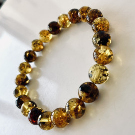 Red Cherry Amber Big Olive Beads 18mm