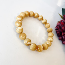 Tiger Amber Bracelet made of Baltic Amber,...