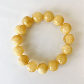Bracelet made of Natural Baltic Amber, Beaded Amber Bracelet