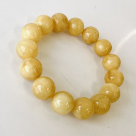 Bracelet made of Natural Baltic Amber, Beaded Amber Bracelet