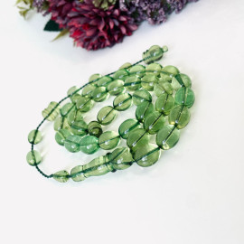 Green Islamic Prayer Beads, Green Amber Tasbeeh