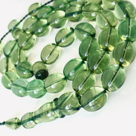 Green Islamic Prayer Beads, Green Amber Tasbeeh