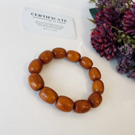 Natural Amber, Premium Quality Handmade, Vintage Bracelet
