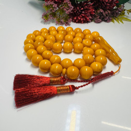 NEW Tiger Amber made of Baltic Amber, Round Amber Beads