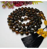 Green Black Amber Beads...