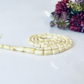 Amber Islamic Prayer, Small Barrel Beads, Amber Rosary, Tasbih