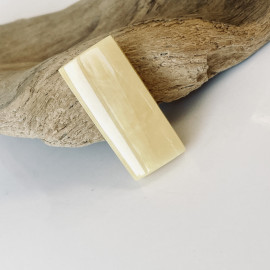 Rectangular Baltic Amber Stone, Natural Amber Gem for Jewelry Making & Collecting
