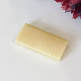 Rectangular Baltic Amber Stone, Natural Amber Gem for Jewelry Making & Collecting