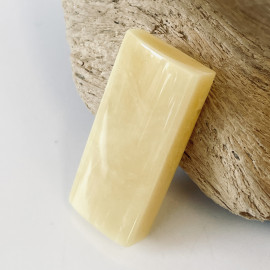Rectangular Baltic Amber Stone, Natural Amber Gem for Jewelry Making & Collecting