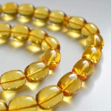 33 Beads Light Lemon Baltic Amber Islamic Misbaha Worry Beads 63 g Tasbih Rosary