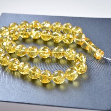 Tasbih Rosary of Baltic Amber Massive 14 mm Beads 57 g Yellow Amber Islamic Misbaha