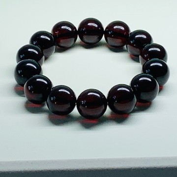 Red Cherry Baltic Amber Bracelet 16mm