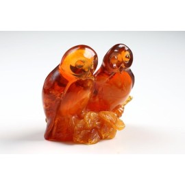 Antique Baltic Amber Chinese Pig Sculpture Hand Carved Red Cognac Amber Feng Shui Zodiac