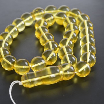 Lemon Baltic Amber Prayer Beads 72 grams