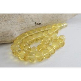 Lemon Baltic Amber Prayer Beads 49.94 grams