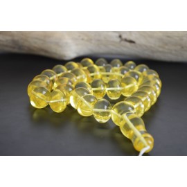 Lemon Baltic Amber Prayer Beads 49.94 grams