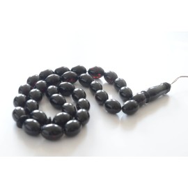 Red Cherry Baltic Amber Prayer Beads 49.20 grams