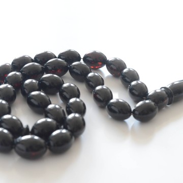 Red Cherry Baltic Amber Prayer Beads 49.20 grams