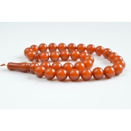 VintageBaltic Amber Tespih, Antique Misbaha, 33 Beads 31 g Handmade Vntage Amber Misbaha Prayer, Prayer Islamic Beads