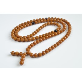 Vintage Mila Mala Rosary 53.5 g Old Egg Yolk Butterscotch Buddhist Prayer Beads Baltic Amber