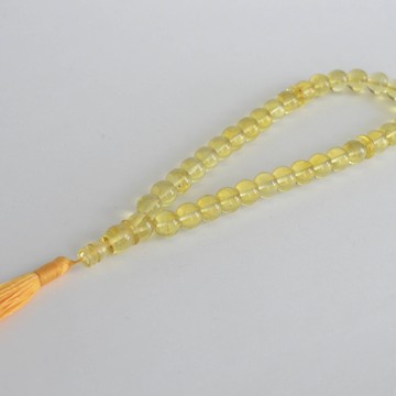 Lemon Baltic Amber Prayer Beads 20.10 grams