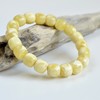 White Baltic Amber Bracelet...