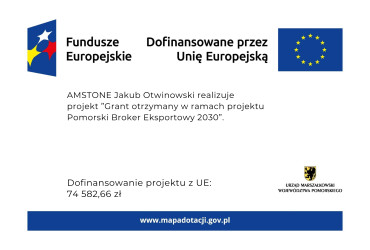 AMSTONE Jakub Otwinowski received support from the European Union